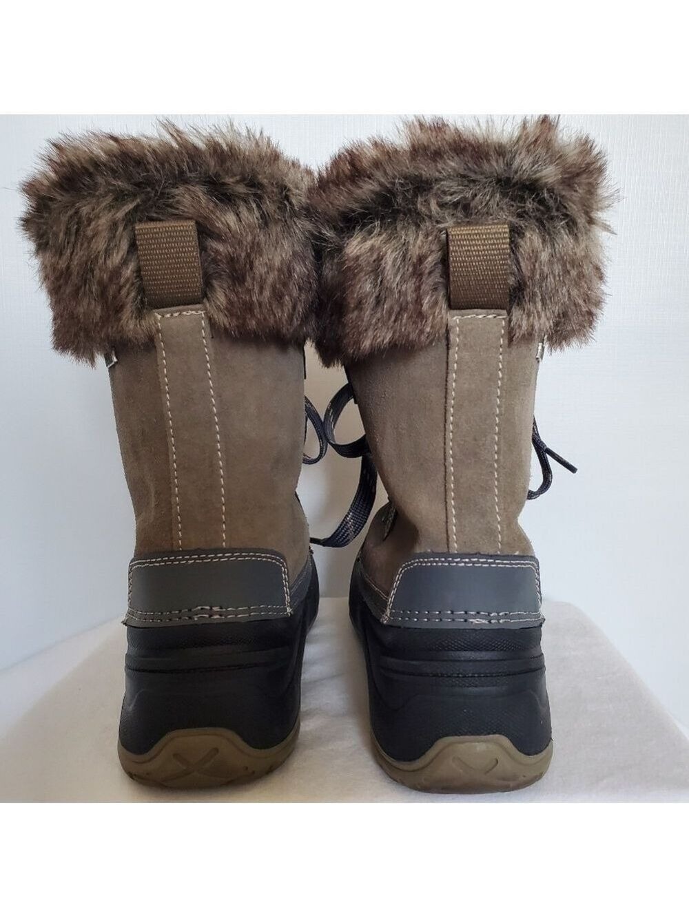 KHOMBU 'SLOPE' BOOTS RAIN SNOW WINTER WATERPROOF WOMENS (8) - Picture 8 of 14